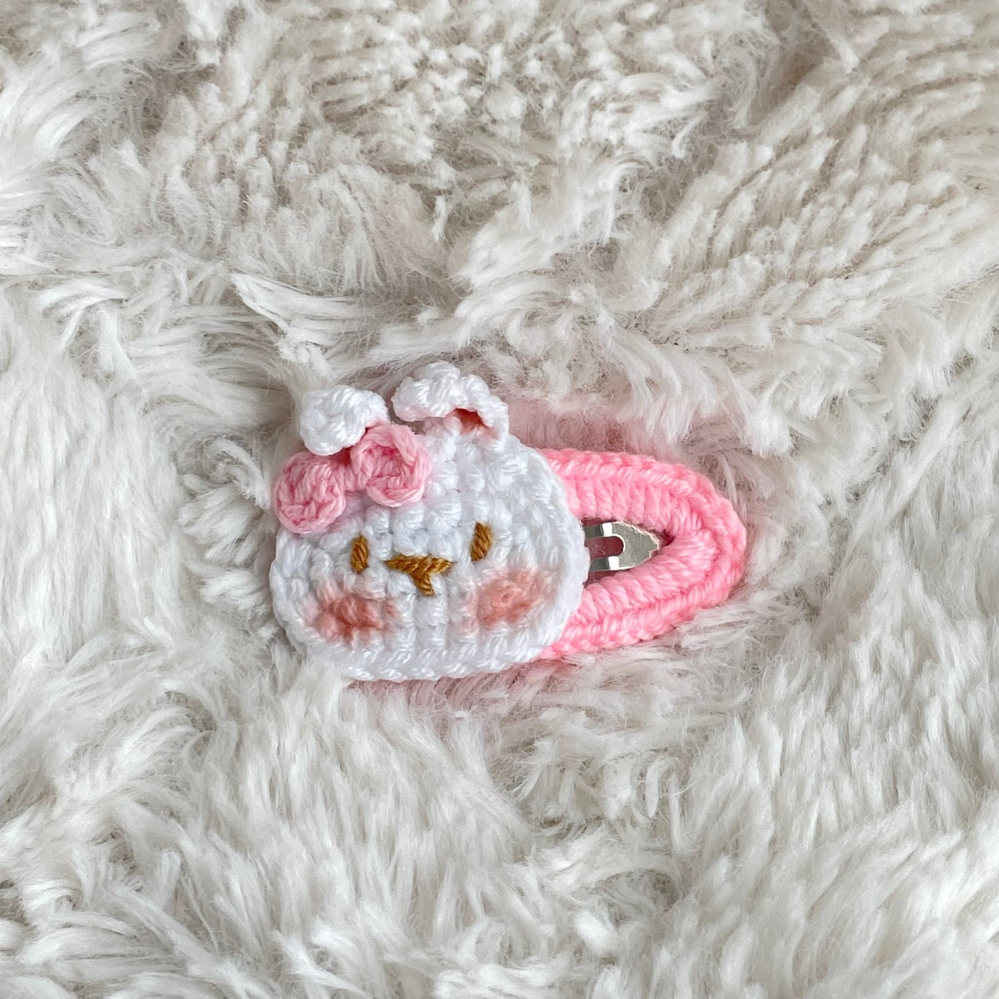 Cute Crochet Animal Hair Clip – Flowers by Ou