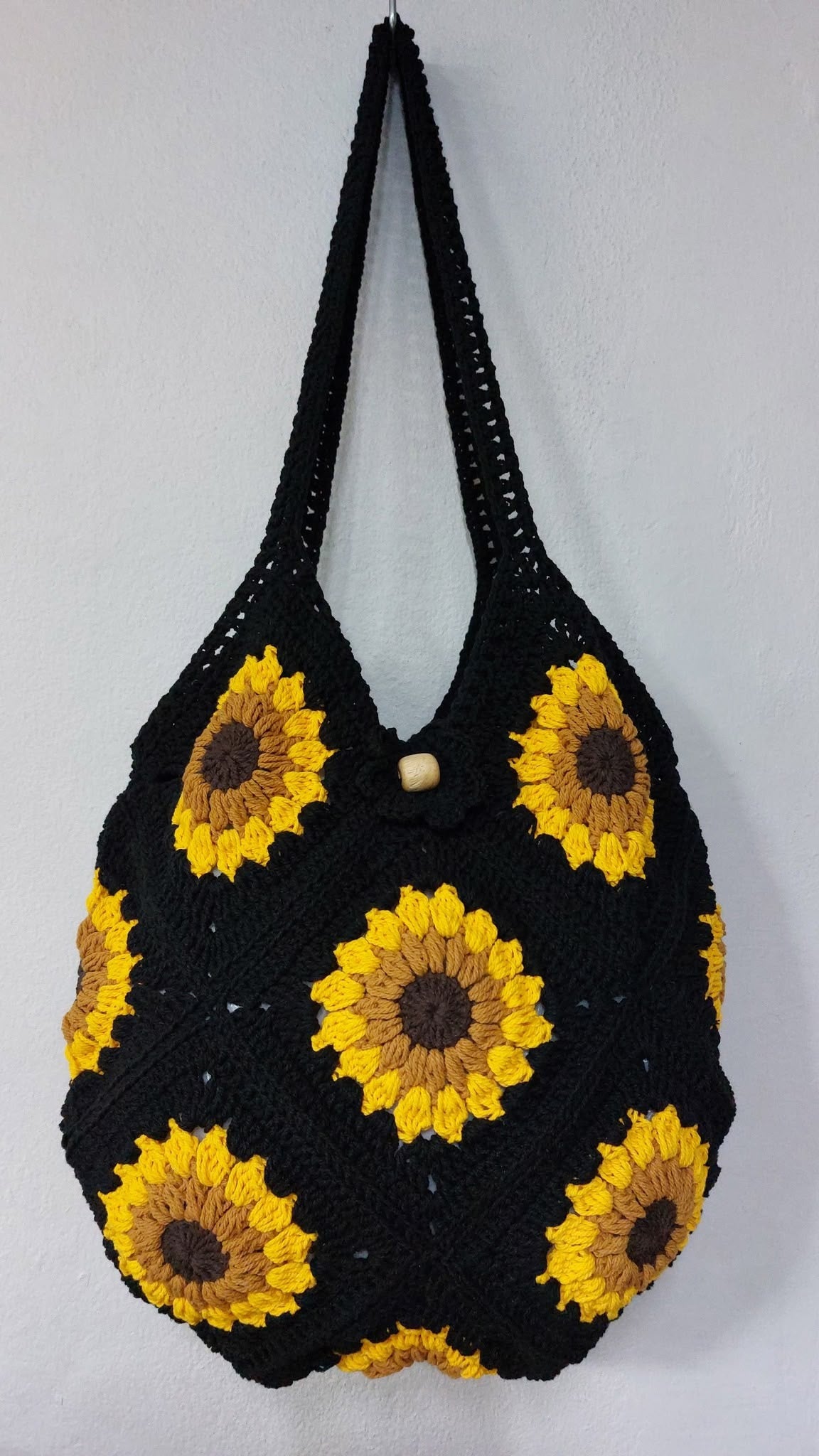 Sunflower Crochet Bag – Flowers by Ou