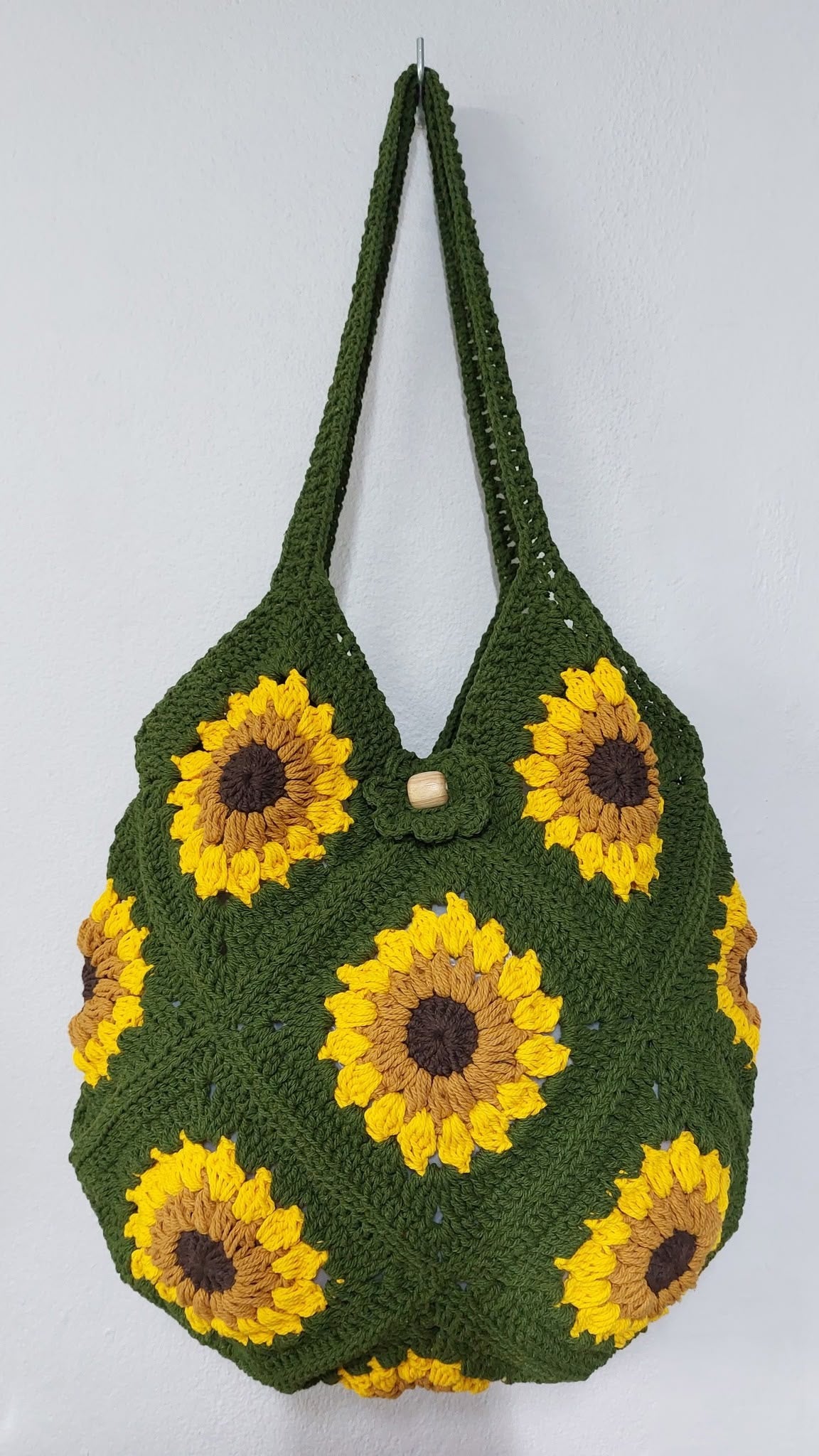 Sunflower Crochet Bag – Flowers by Ou