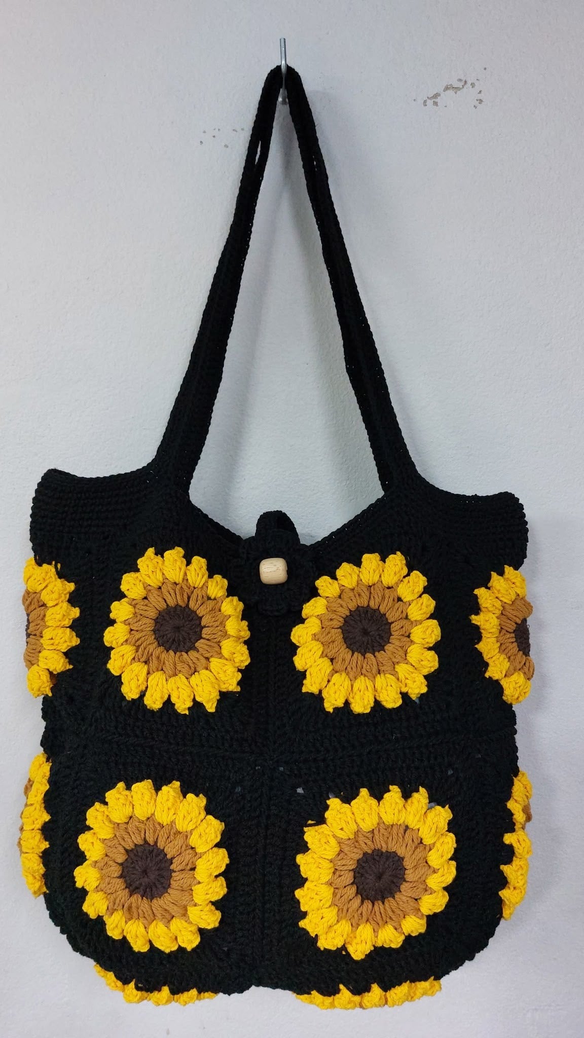Sunflower Crochet Bag – Flowers by Ou