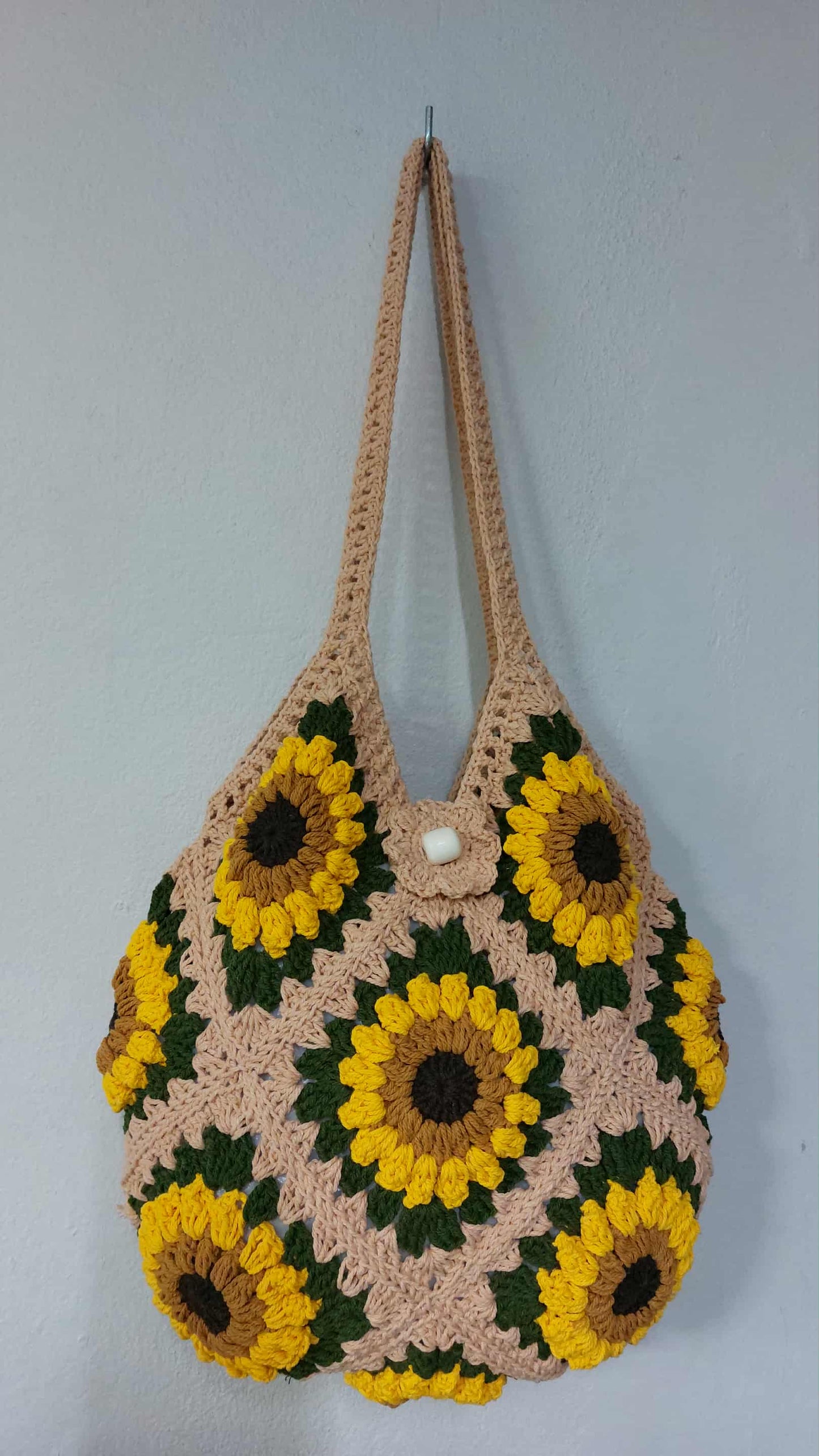 Handmade Crochet Bag • Sunflower • Pre-Order